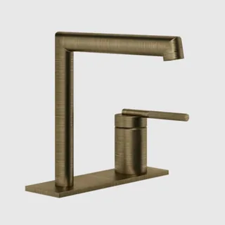 Смеситель для раковины, Gessi, Ingranaggio, цвет-Antique Brass — иконка