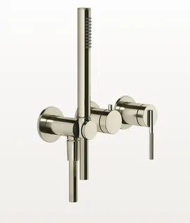 Смеситель для душа, Gessi, Ingranaggio, на 2 потребителя, цвет-Nickel PVD — иконка