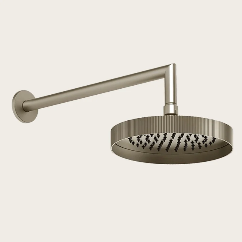 Верхний душ, Gessi, Rigato, 218*218, цвет-Finox Brushed Nickel