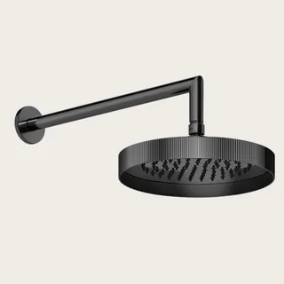 Верхний душ, Gessi, Rigato, 218*218, цвет-Black Metal PVD