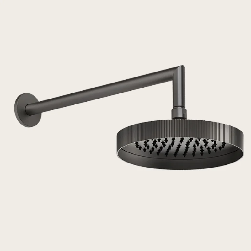 Верхний душ, Gessi, Rigato, 218*218, цвет-Black Metal Brushed PVD