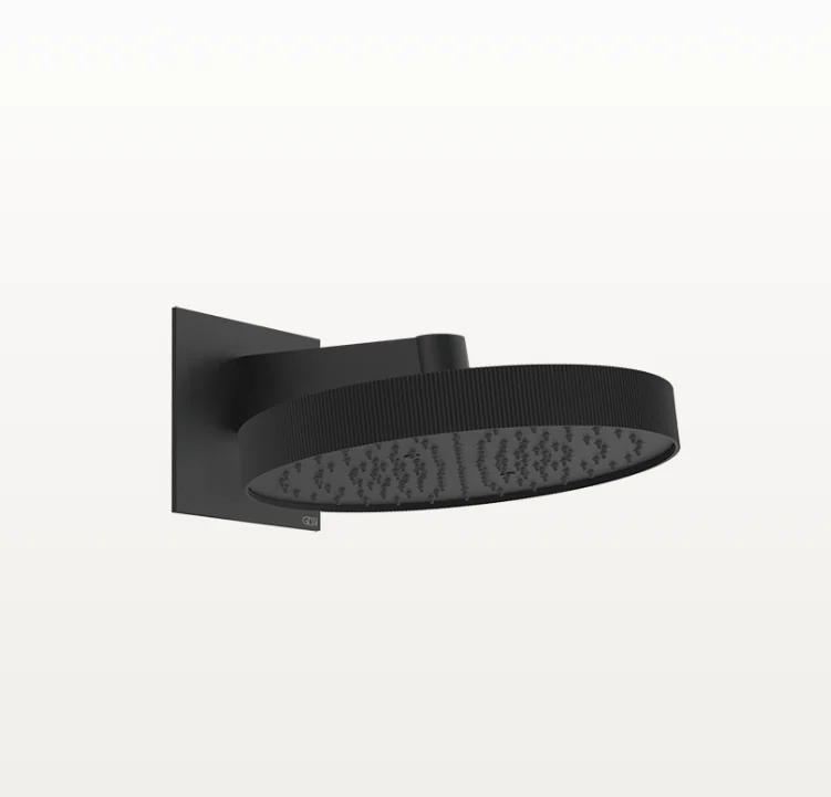 Верхний душ, Gessi, Rigato, 300*300, цвет-Matt Black