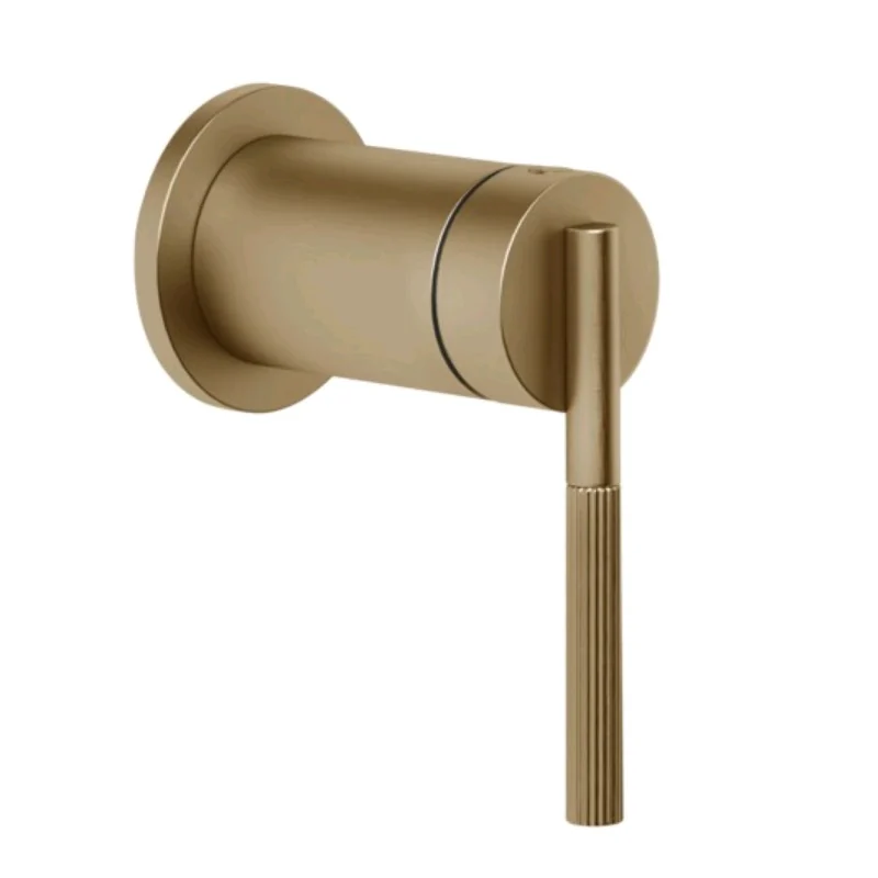 Смеситель для душа, Gessi, Ingranaggio, на 1 потребитель, цвет-Warm Bronze Brushed PVD