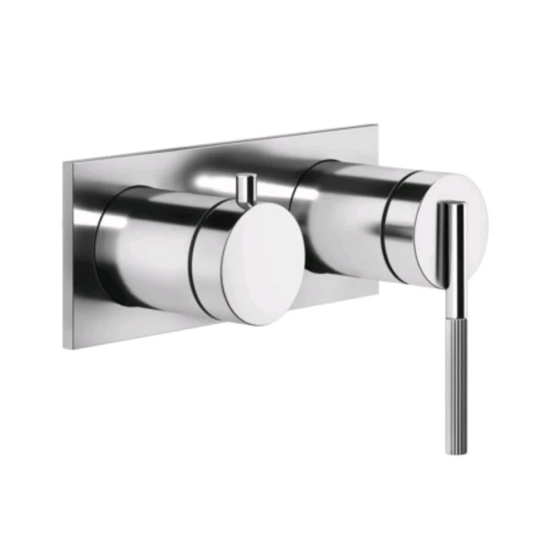 Смеситель для душа, Gessi, Ingranaggio, на 2 потребителя, цвет-хром