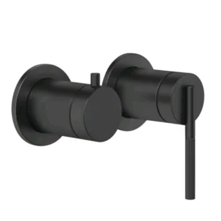 Смеситель для душа, Gessi, Ingranaggio, на 2 потребителя, цвет-черный матовый
