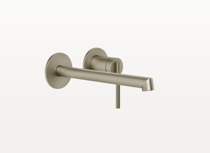 Смеситель для раковины, Gessi, Ingranaggio, цвет-Finox Brushed Nickel