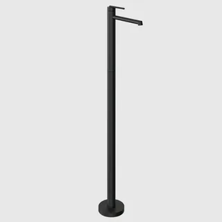 Смеситель для раковины, Gessi, Ingranaggio, напольный, цвет-черный матовый