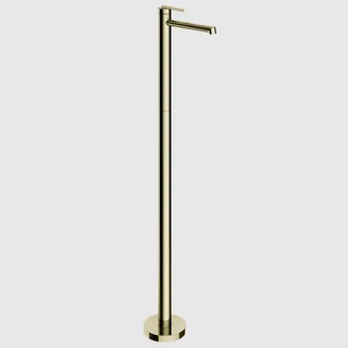 Смеситель для раковины, Gessi, Ingranaggio, напольный, цвет-Brass PVD