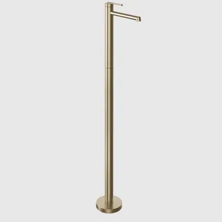 Смеситель для раковины, Gessi, Ingranaggio, напольный, цвет-Warm Bronze Brushed PVD