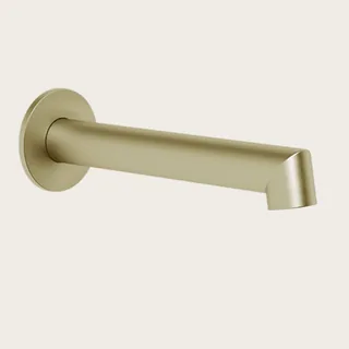 Излив, Gessi, Anello, цвет-Brushed Brass PVD