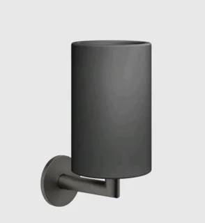 Стакан, Gessi, шгв 75*107*172, цвет-чёрный/Black Metal Brushed PVD