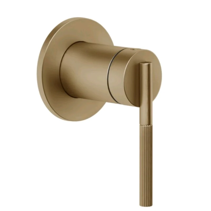 Смеситель для душа, Gessi, Ingranaggio, на 1 потребитель, цвет-Warm Bronze Brushed PVD