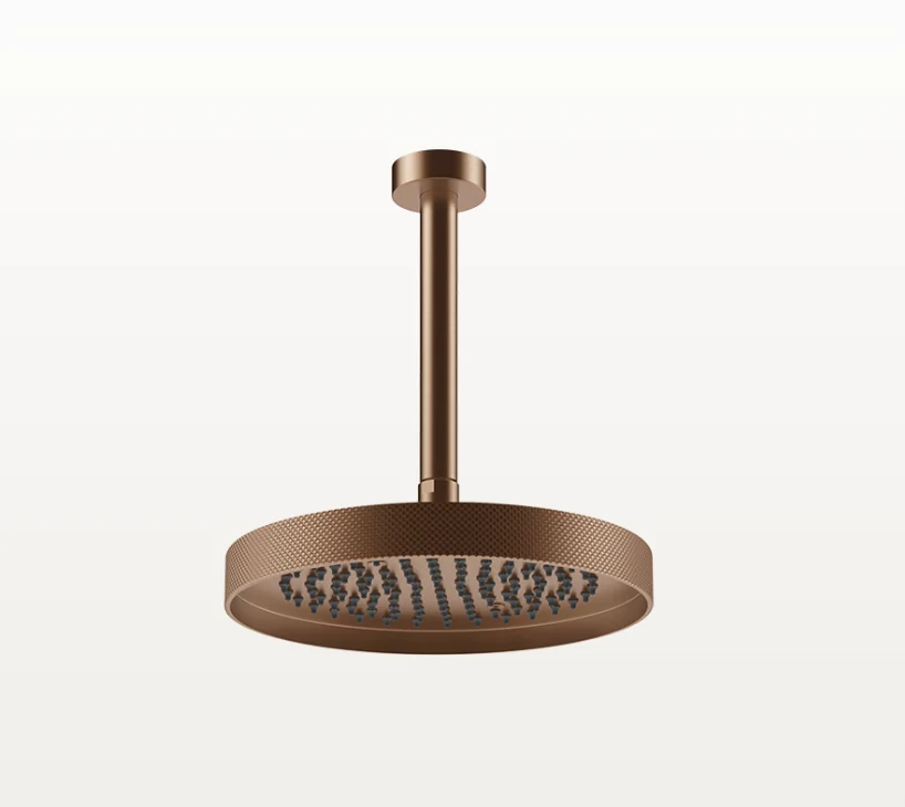 Верхний душ, Gessi, Tondo, 250*250, цвет-Copper Brushed PVD