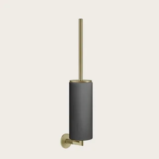 Ёршик, Gessi, Anello, шгв 76*107*469, цвет колбы-черный, цвет-Brushed Brass PVD