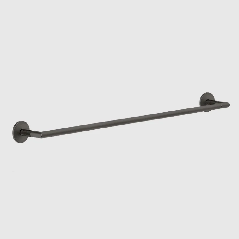 Полотенцедержатель, Gessi, Anello, шгв 650*77*50, цвет-Black Metal Brushed PVD