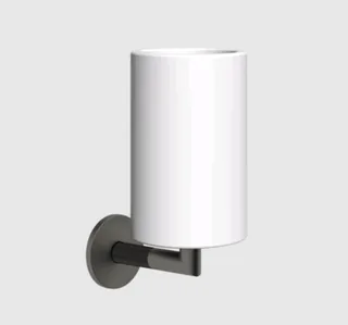 Стакан, Gessi, Ingranaggio, шгв 75*107*171, цвет-белый/Black Metal Brushed PVD
