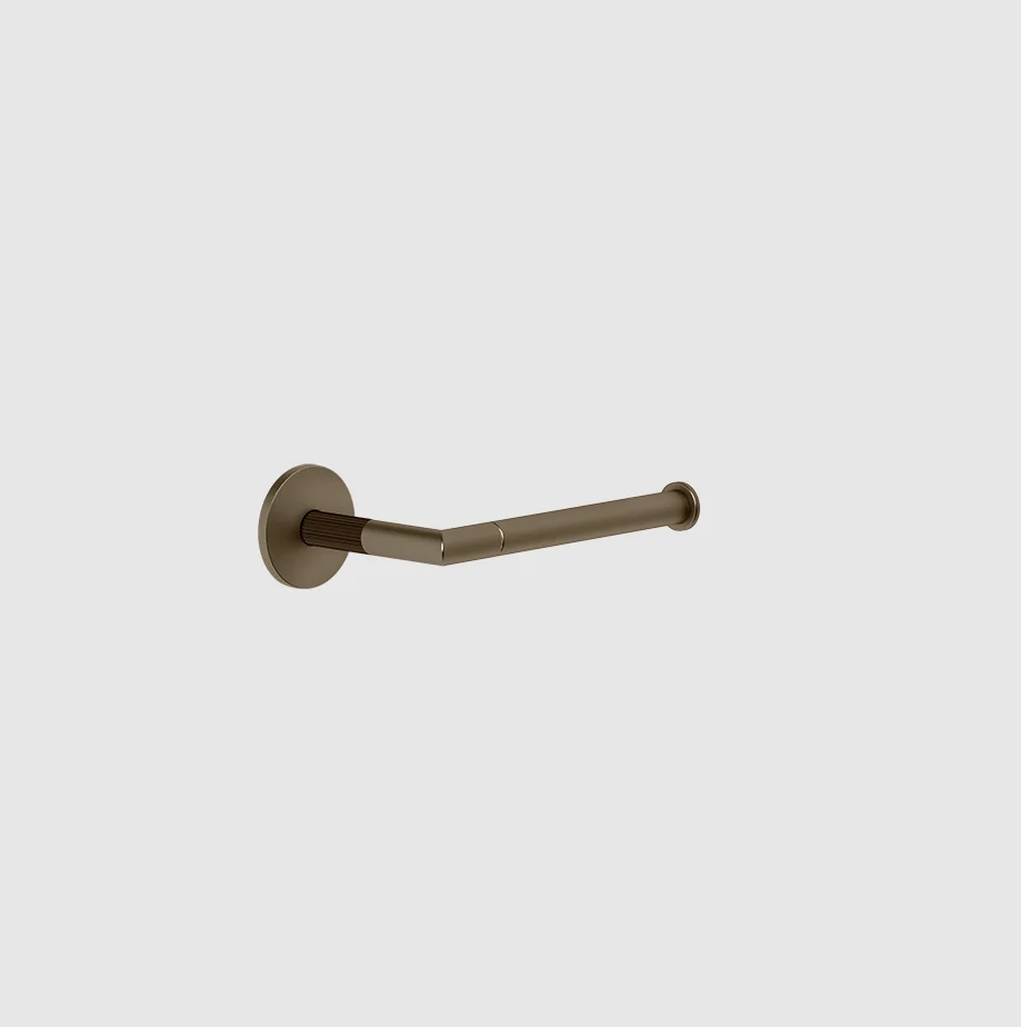 Бумагодержатель, Gessi, Ingranaggio, шгв 166*77*50, цвет-Coffee Bronze Brushed PVD