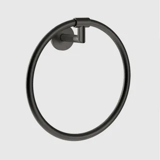 Полотенцедержатель, Gessi, Ingranaggio, шгв 222*78*224, цвет-Black Metal Brushed PVD