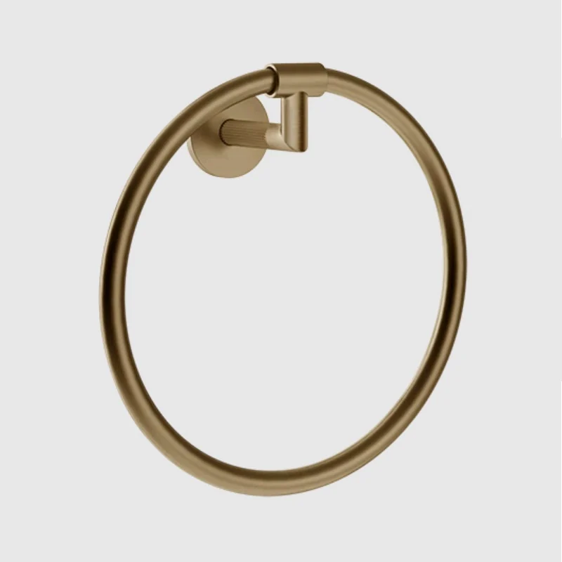 Полотенцедержатель, Gessi, Ingranaggio, шгв 222*78*224, цвет-Warm Bronze Brushed PVD