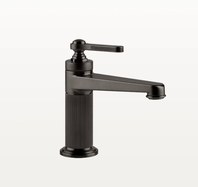 Смеситель для раковины, Gessi, VENTI20, на раковину/столешницу, цвет-Black Metal Brushed PVD