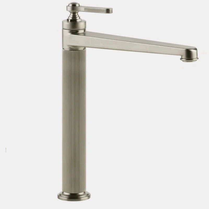 Смеситель для раковины, Gessi, VENTI20, цвет-Finox Brushed Nickel