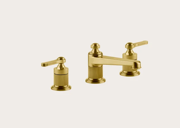 Смеситель для раковины, Gessi, VENTI20, цвет-Brushed Gold PVD