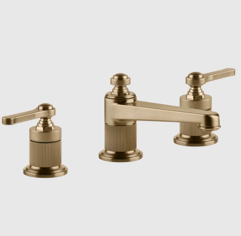 Смеситель для раковины, Gessi, VENTI20, цвет-Warm Bronze Brushed PVD