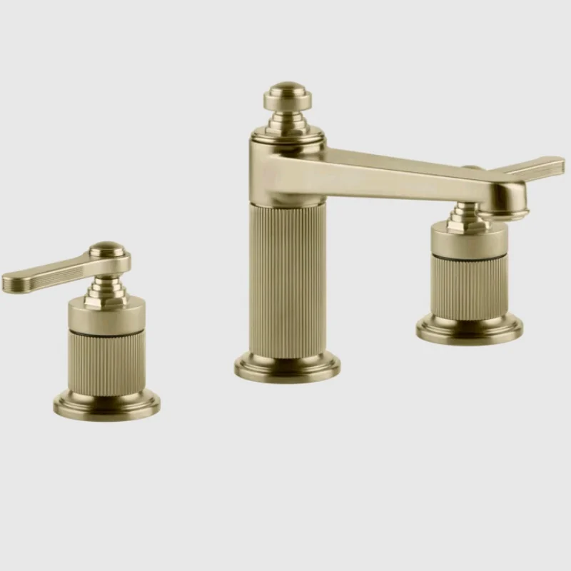 Смеситель для раковины, Gessi, VENTI20, цвет-Brushed Brass PVD