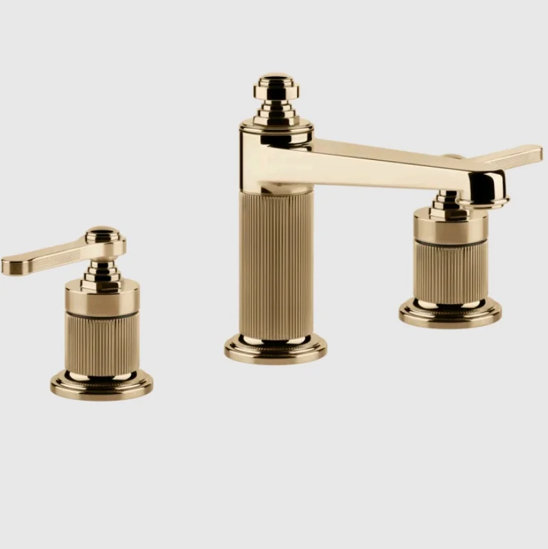 Смеситель для раковины, Gessi, VENTI20, цвет-Warm Bronze PVD