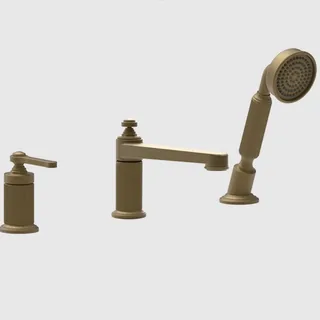 Смеситель для ванны и душа, Gessi, VENTI20, цвет-Antique Brass