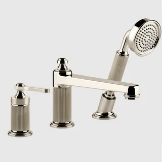 Смеситель для ванны и душа, Gessi, VENTI20, цвет-Nickel PVD — иконка
