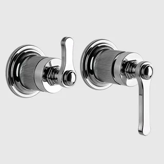 Смеситель для душа, Gessi, VENTI20, на 2 потребителя, цвет-хром