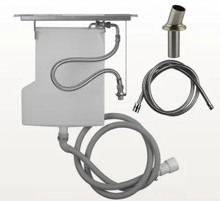 Cистема сбора воды, Gessi, VENTI20, цвет-Finox Brushed Nickel