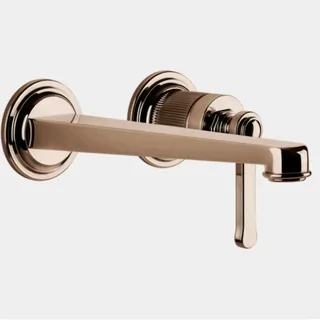 Смеситель для раковины, Gessi, VENTI20, цвет-Copper PVD