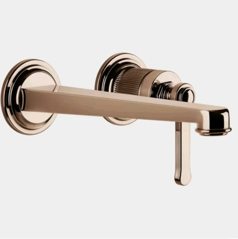 Смеситель для раковины, Gessi, VENTI20, цвет-Copper PVD