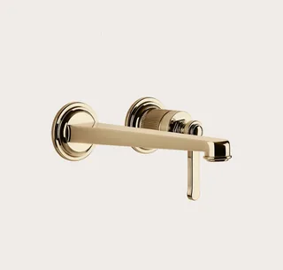 Смеситель для раковины, Gessi, VENTI20, цвет-Warm Bronze PVD