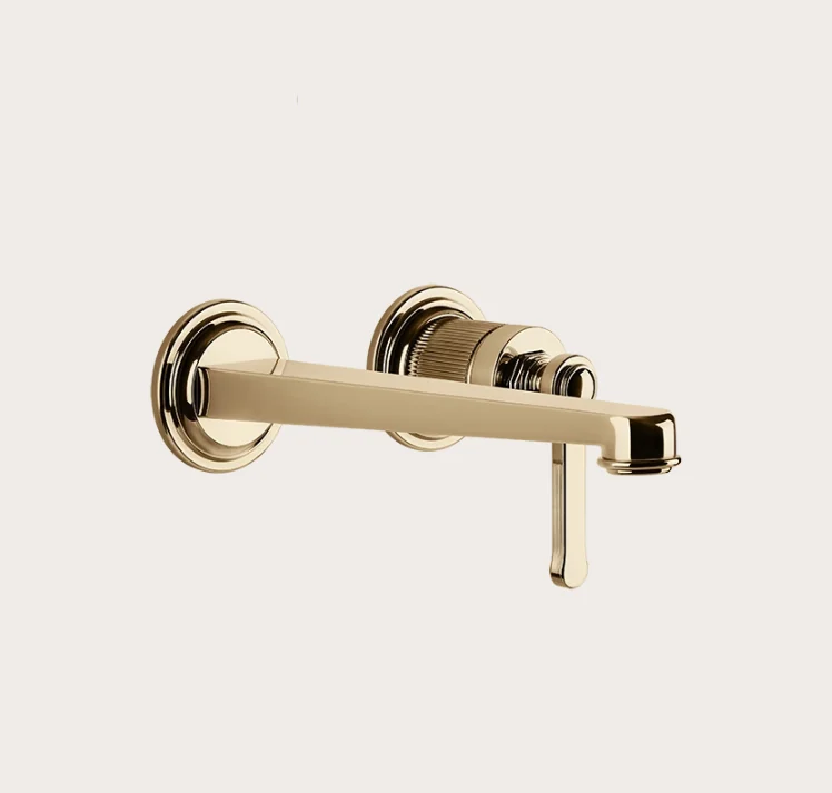 Смеситель для раковины, Gessi, VENTI20, цвет-Warm Bronze PVD
