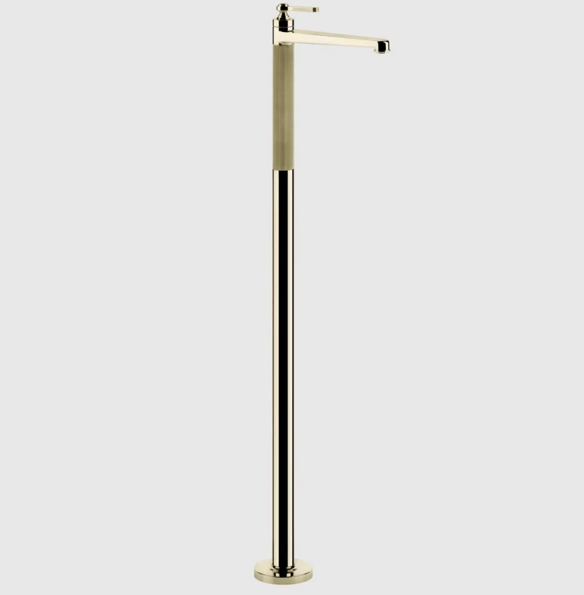 Смеситель для раковины, Gessi, VENTI20, напольный, цвет-Brass PVD