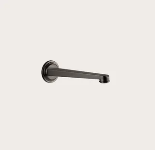Излив, Gessi, VENTI20, цвет-черный металл брашированный PVD