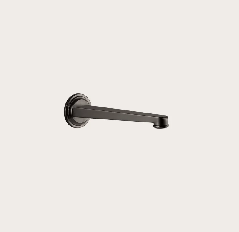 Излив, Gessi, VENTI20, цвет-черный металл брашированный PVD