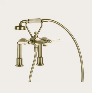 Смеситель для ванны и душа, Gessi, VENTI20, цвет-Brushed Brass PVD