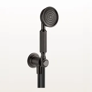 Душевой набор, Gessi, VENTI20, цвет-Black Metal Brushed PVD