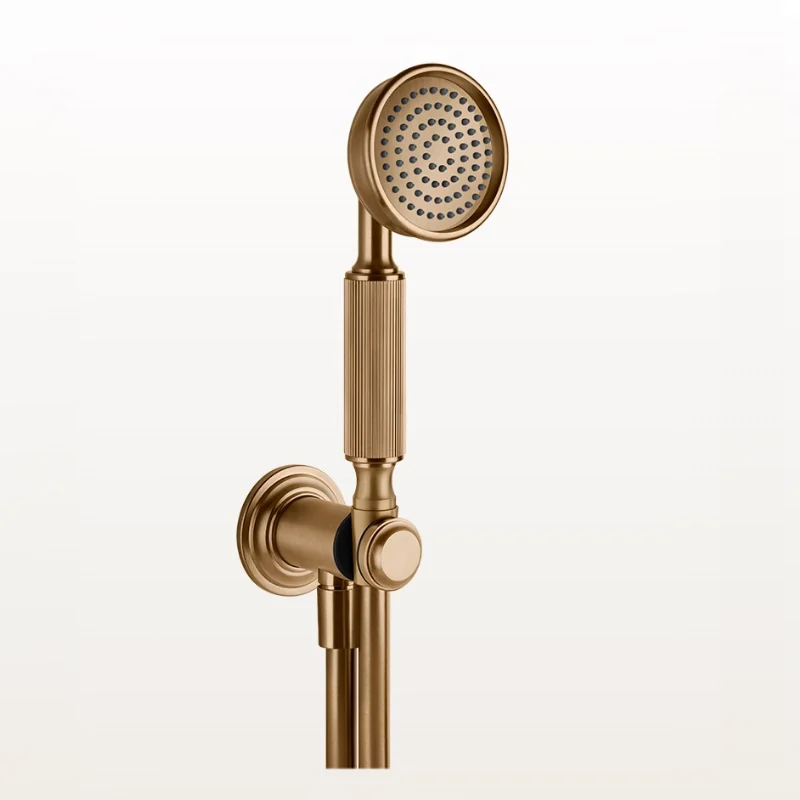 Душевой набор, Gessi, VENTI20, цвет-Warm Bronze Brushed PVD
