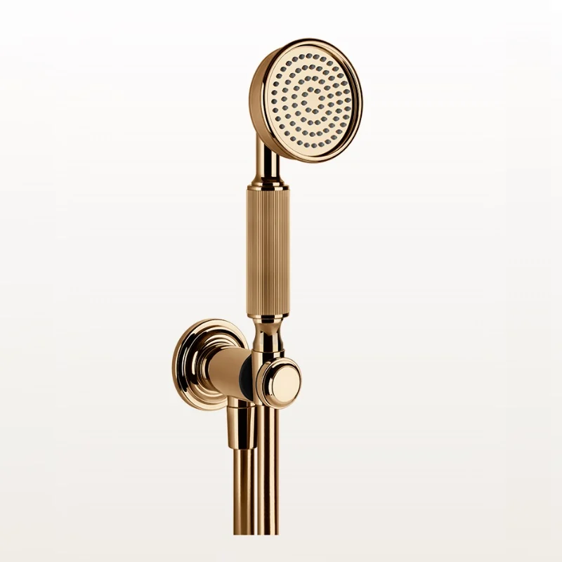 Душевой набор, Gessi, VENTI20, цвет-Warm Bronze PVD