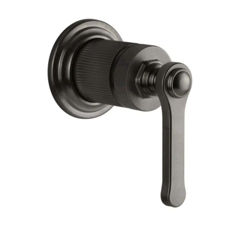 Смеситель для душа, Gessi, VENTI20, на 1 потребитель, цвет-Black Metal Brushed PVD