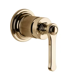 Смеситель для душа, Gessi, VENTI20, на 1 потребитель, цвет-Warm Bronze PVD