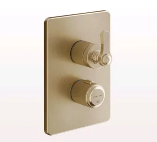 Смеситель для душа, Gessi, VENTI20, на 3 потребителя, цвет-Warm Bronze Brushed PVD
