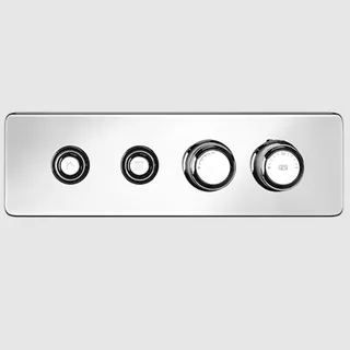 Смеситель для душа, Gessi, Hi-Fi Eclectic, на 2 потребителя, цвет-хром