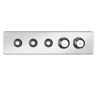 Смеситель для душа, Gessi, Hi-Fi Eclectic, на 3 потребителя, цвет-хром — иконка