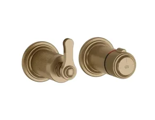 Смеситель для душа, Gessi, VENTI20, на 1 потребитель, цвет-Warm Bronze Brushed PVD — иконка